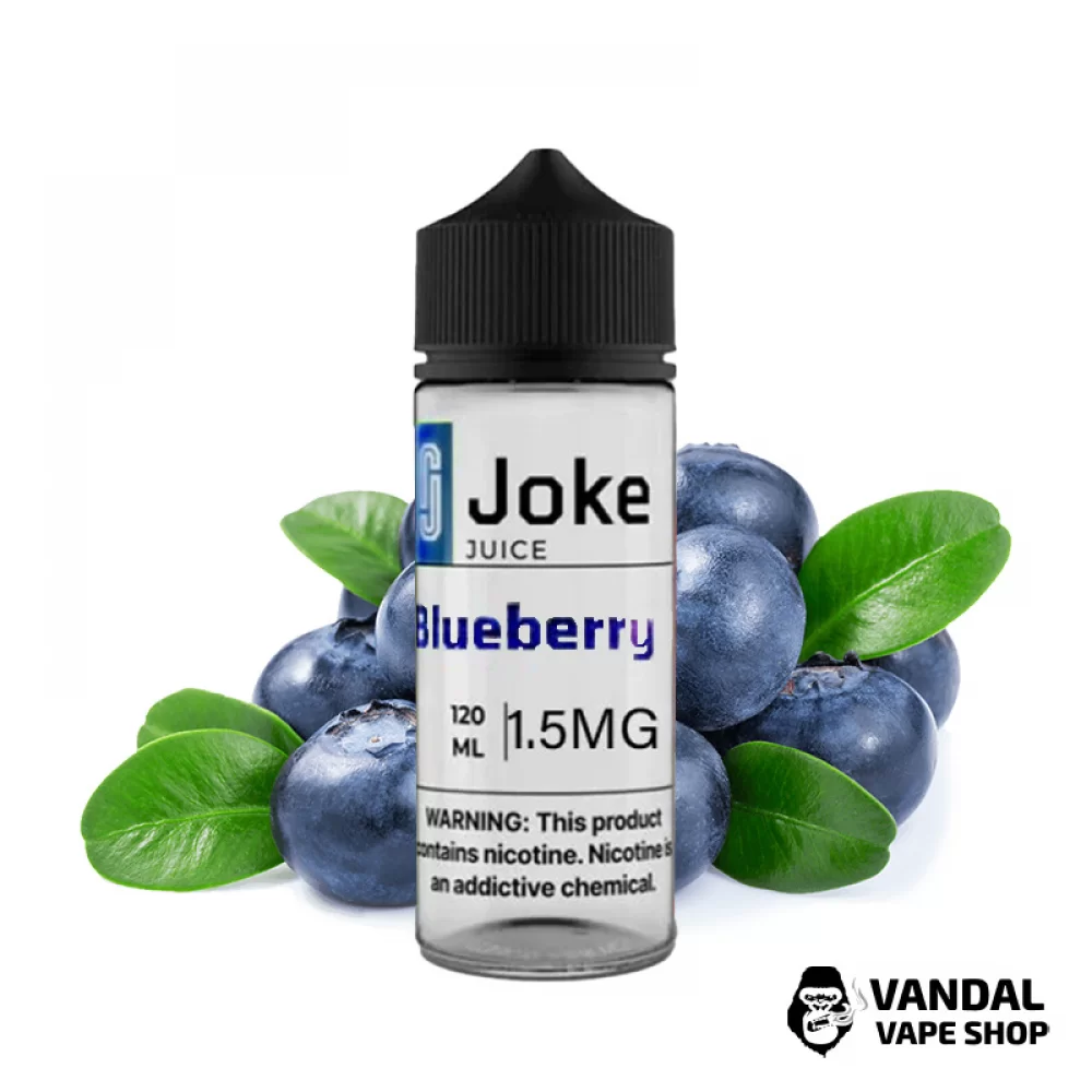 Жидкость Joke 120 мл на органическом никотине 6 мг со вкусом черники Жидкость Joke 120 мл на органическом никотине 6 мг со вкусом черники