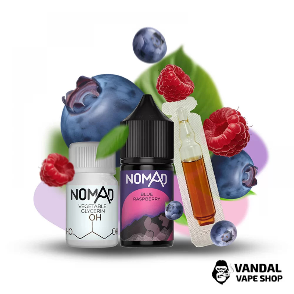 Набір для самозамісу Nomad 30 мл 50 мг зі смаком блакитної малини
