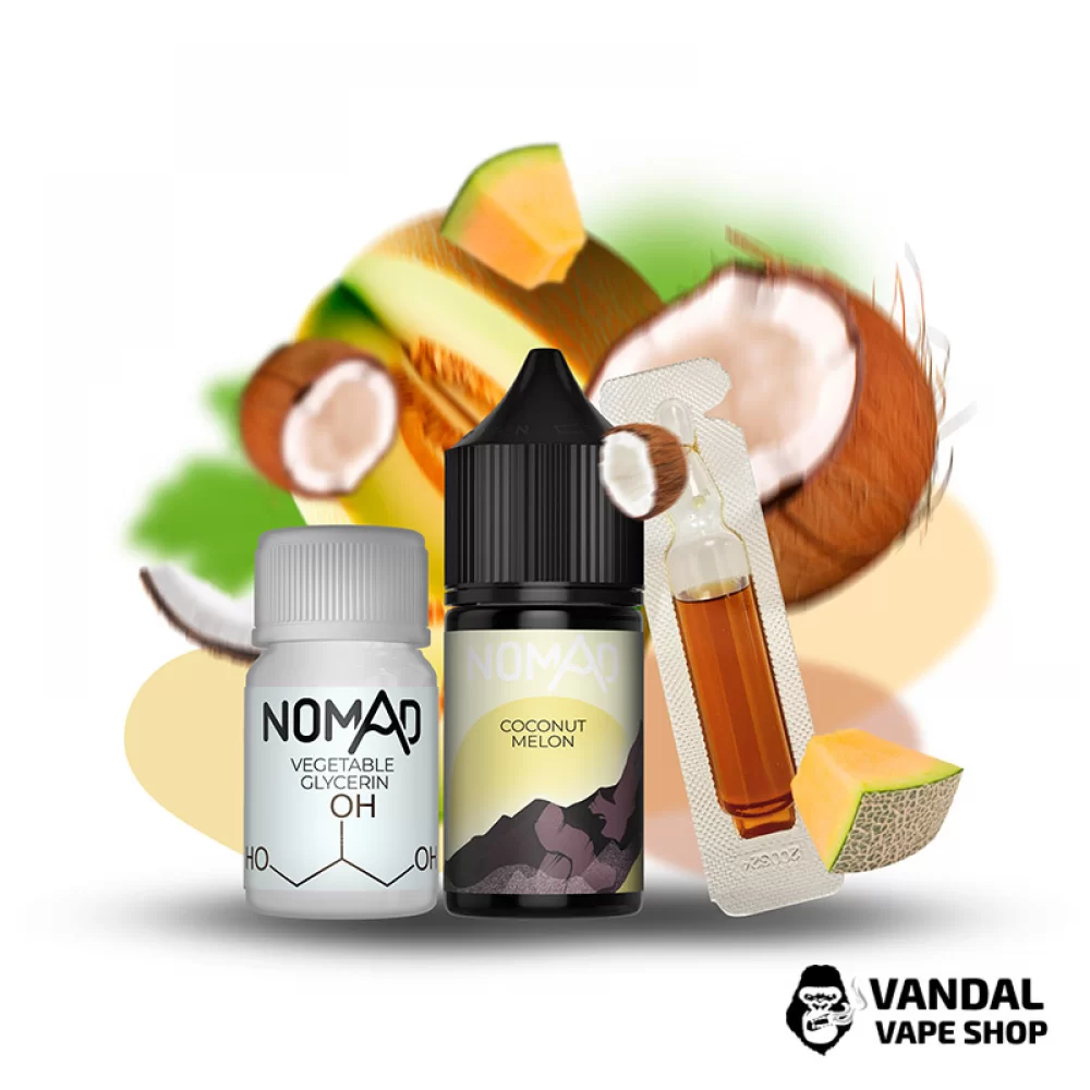Набор для самозамеса Nomad 30 мл 50 мг со вкусом кокоса и дыни