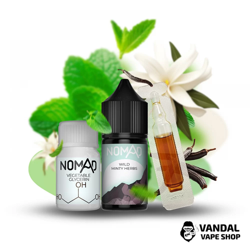 Набор для самозамеса Nomad 30 мл 50 мг со вкусом мятных конфет с травами