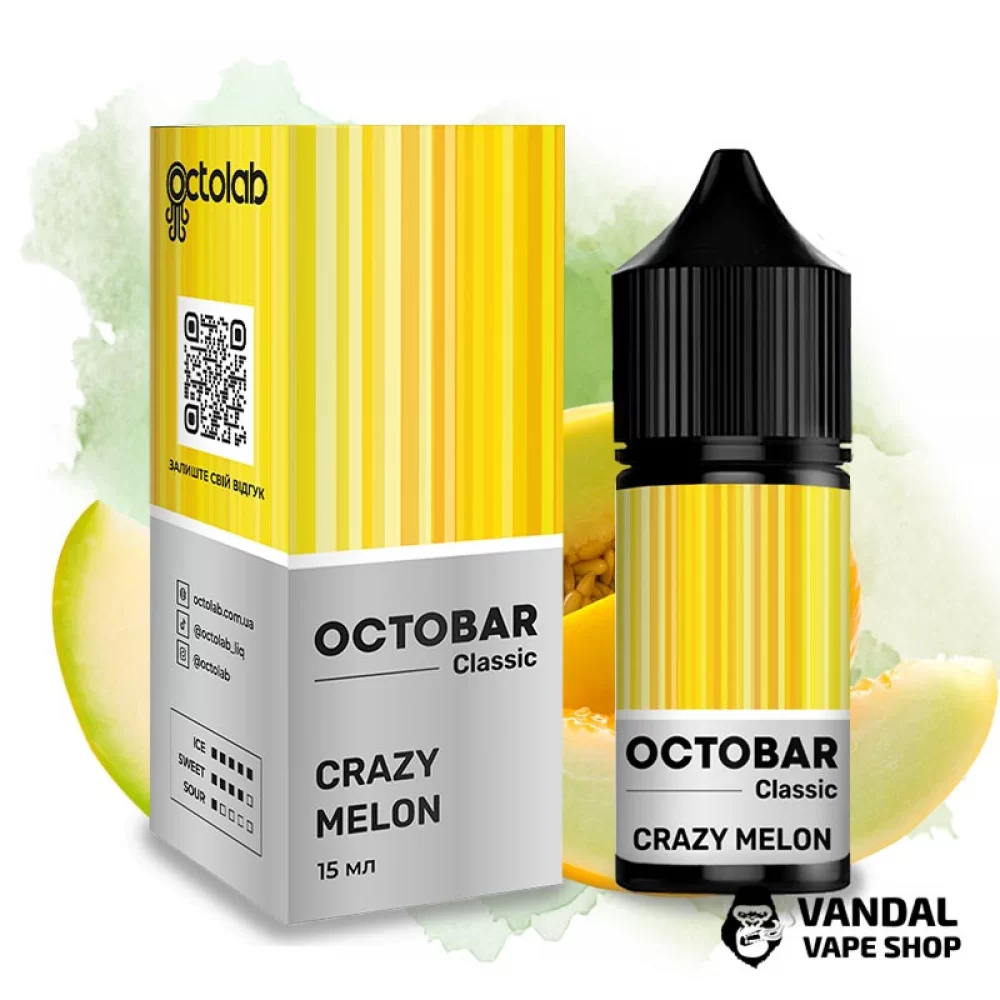 Набор для самозамеса OctoBar Salt 30 мл 50 мг Hard со вкусом арбуза и дыни с холодком Набор для самозамеса OctoBar Salt 30 мл 50 мг Hard со вкусом арбуза и дыни с холодком