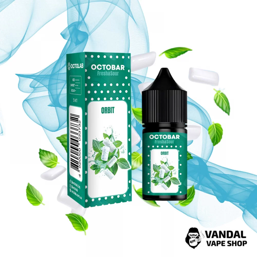 Набір для самозамісу Octobar Fresh & Sour - зі смаком м'ятної жуйки з приємною свіжістю
