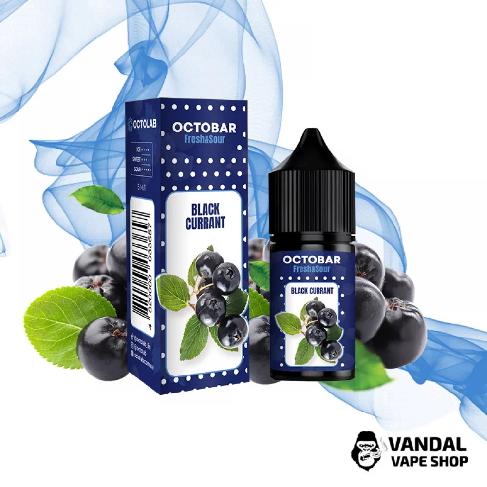 Набір для самозамісу Octobar Fresh & Sour - зі смаком кислої чорної смородини з холодком