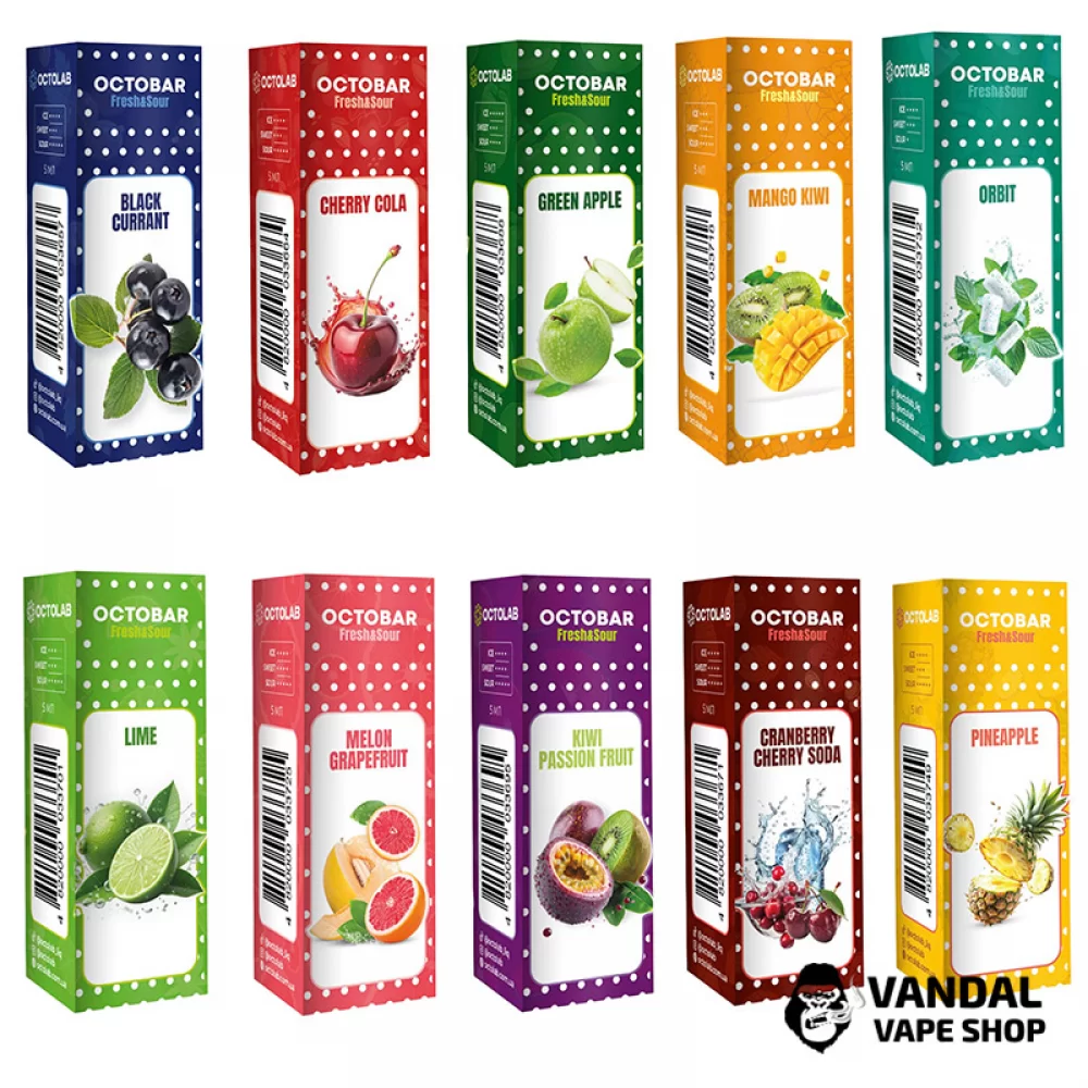 Набір для самозамісу Octobar Fresh & Sour 10 мл Набір для самозамісу Octobar Fresh & Sour 10 мл