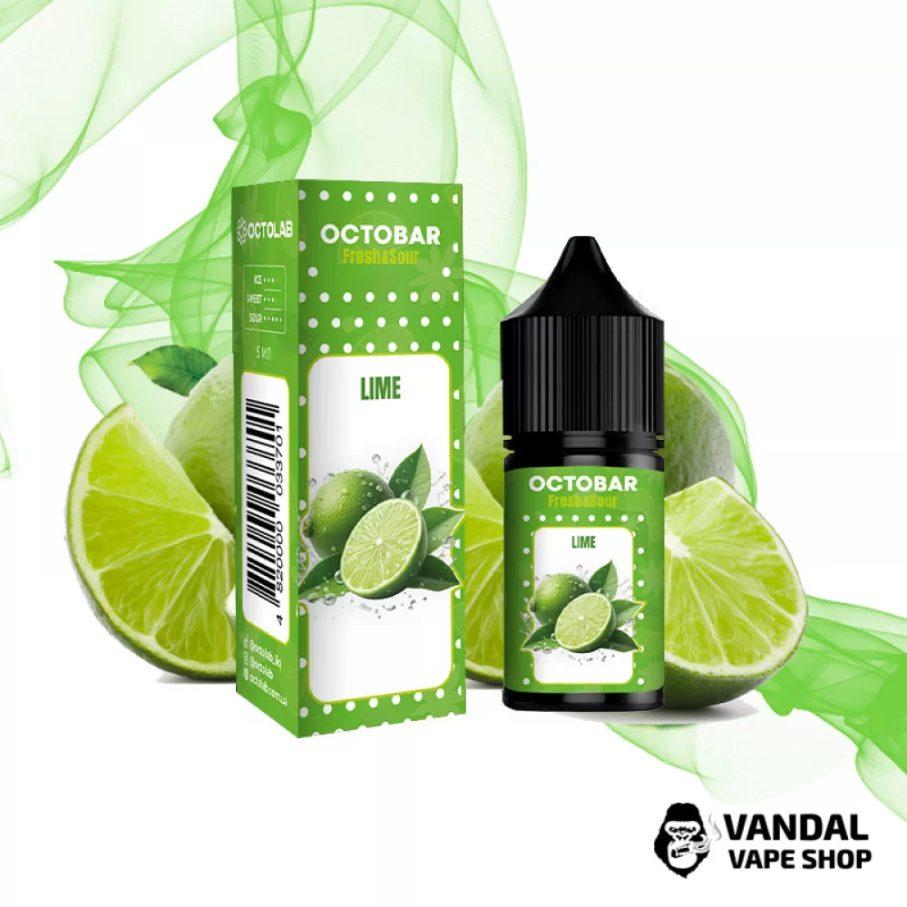 Набір для самозамісу Octobar Fresh & Sour - зі смаком лайму з кислинкою та приємною свіжістю