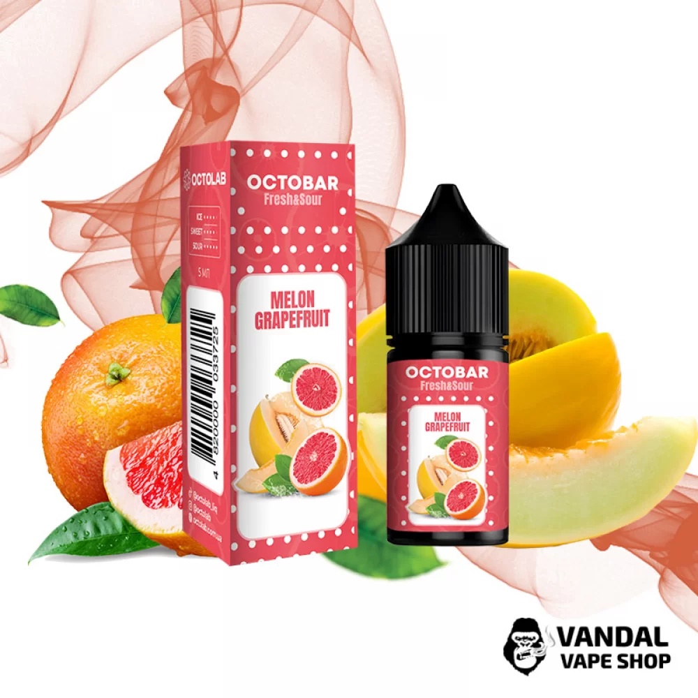 Набір для самозамісу Octobar Fresh & Sour - зі смаком дині та грейпфрута з кислинкою та приємною свіжістю