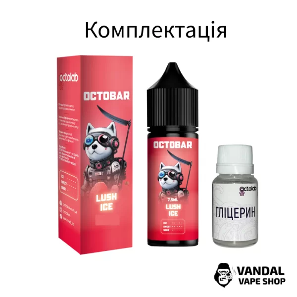 Набор для самозамеса Octo Bar NFT Salt 15 мл 50 мг со вкусом голубого лимонада и малины с холодком