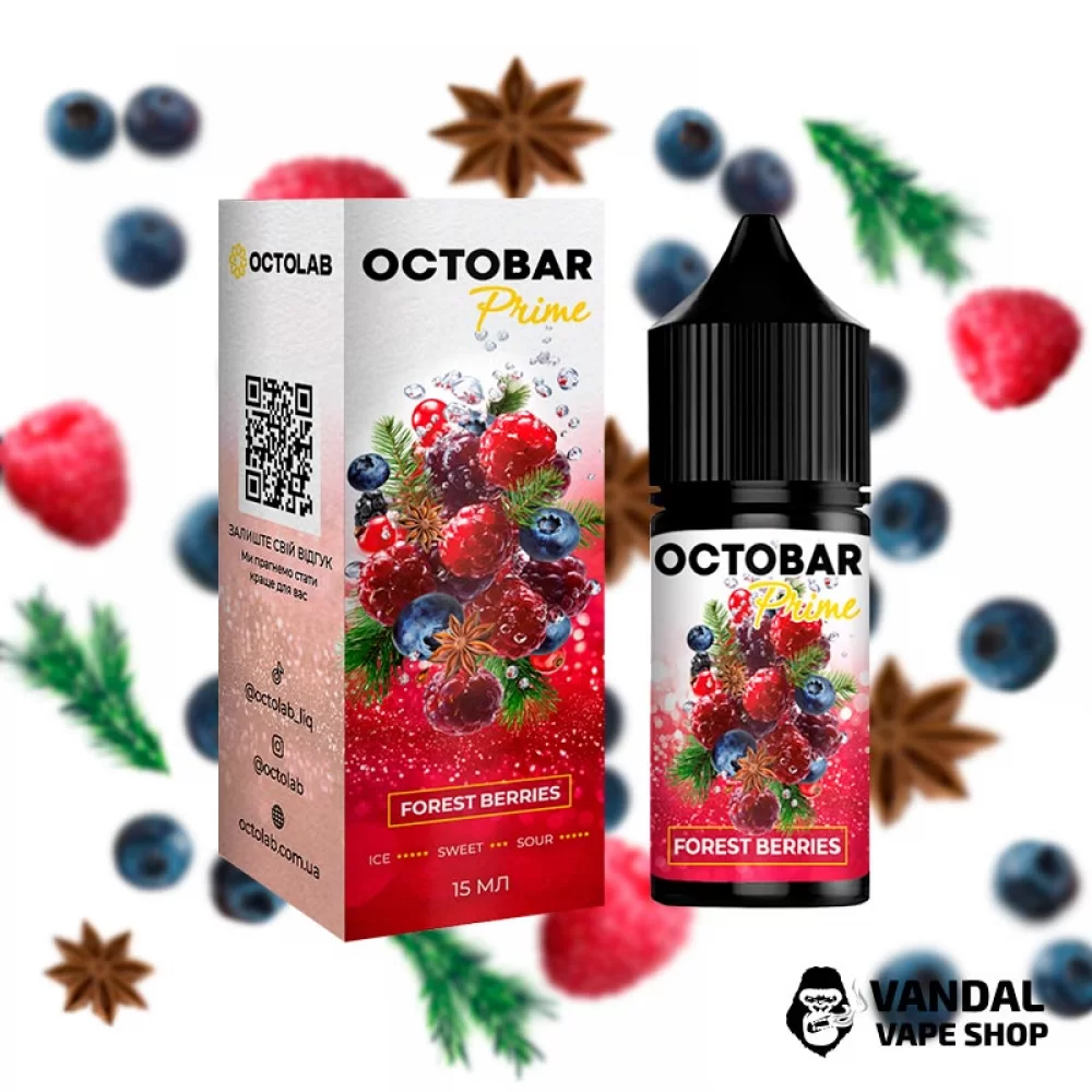 Набір для самозамісу Octobar Prime - зі смаком зі смаком лісових ягід