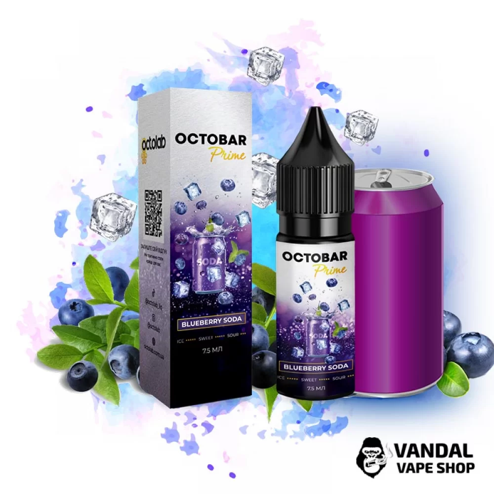 Набор для самозамеса Octobar Prime - со вкусом черничной соды