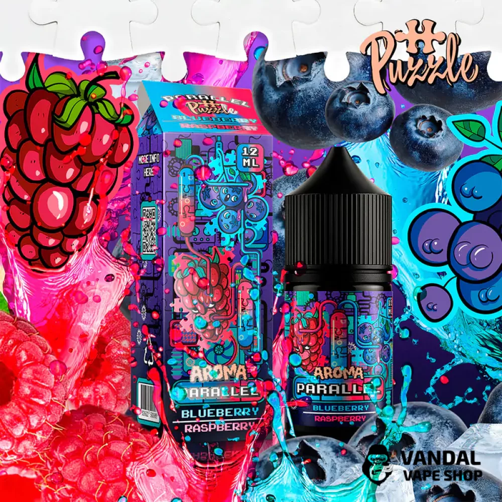 Набор для самозамеса In Bottle Parallel Puzzle 30 мл 50 мг со вкусом черники и малины Набор для самозамеса In Bottle Parallel Puzzle 30 мл 50 мг со вкусом черники и малины