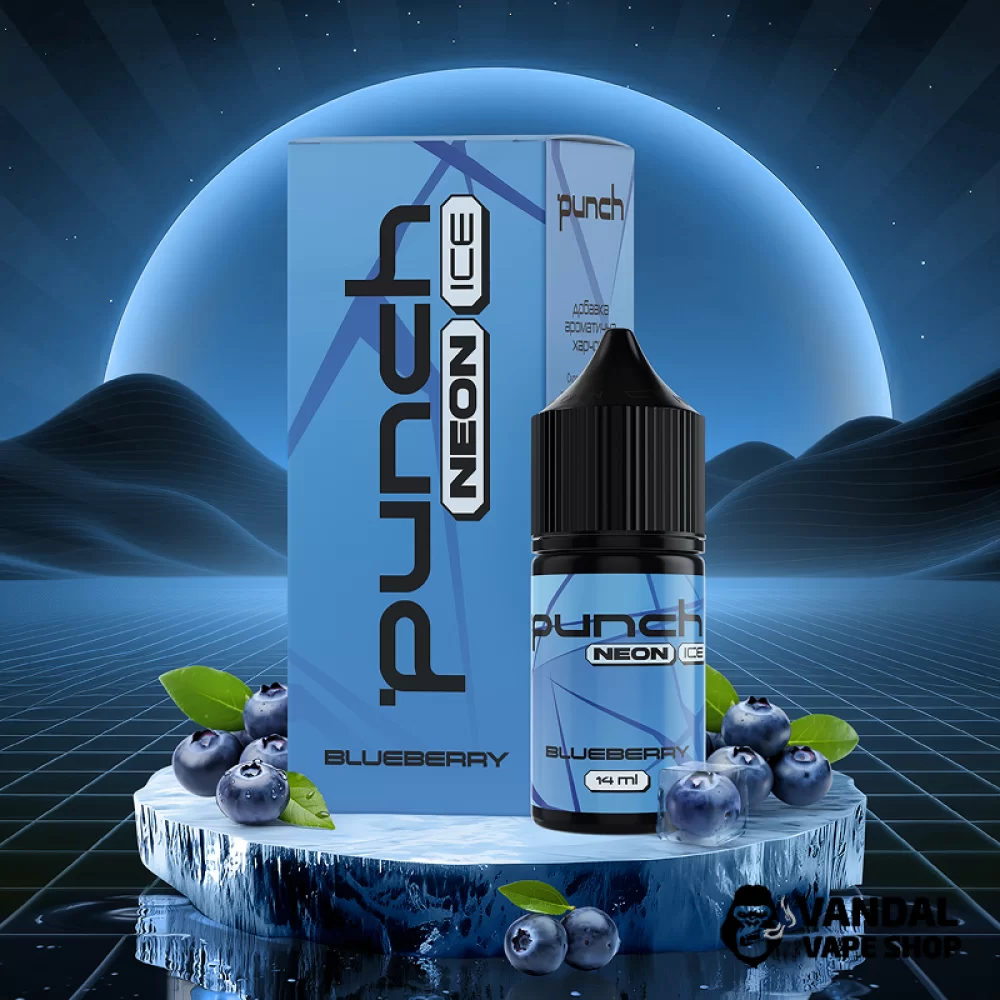 Набор для самозамеса Punch Neon Ice 30 мл 50 мг со вкусом черники со льдом