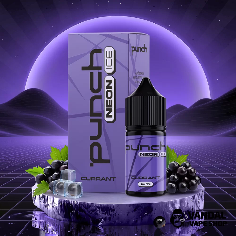 Набор для самозамеса Punch Neon Ice 30 мл 50 мг со вкусом смородины со льдом