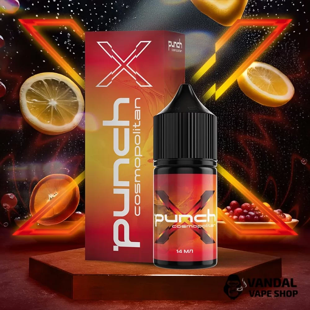 Набор для самозамеса Punch X 30 мл - со вкусом сочной клюквы, свежего лимона и яркого апельсина