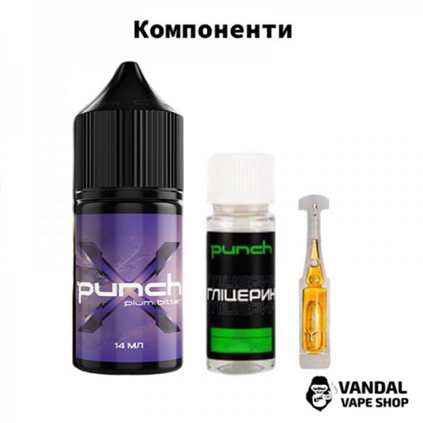 Набір для самозамісу Punch X - зі смаком персика у дуеті з соковитою вишнею та гранатом