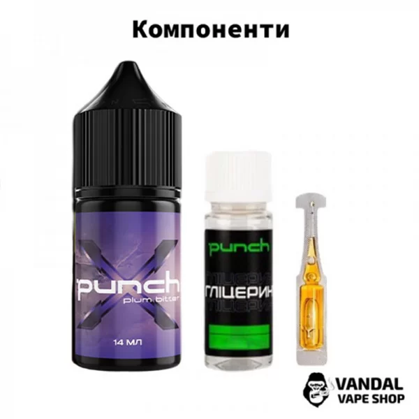 Набор для самозамеса Punch X 30 мл - со вкусом сладкого ананаса, нежного кокоса и нотки карамели.