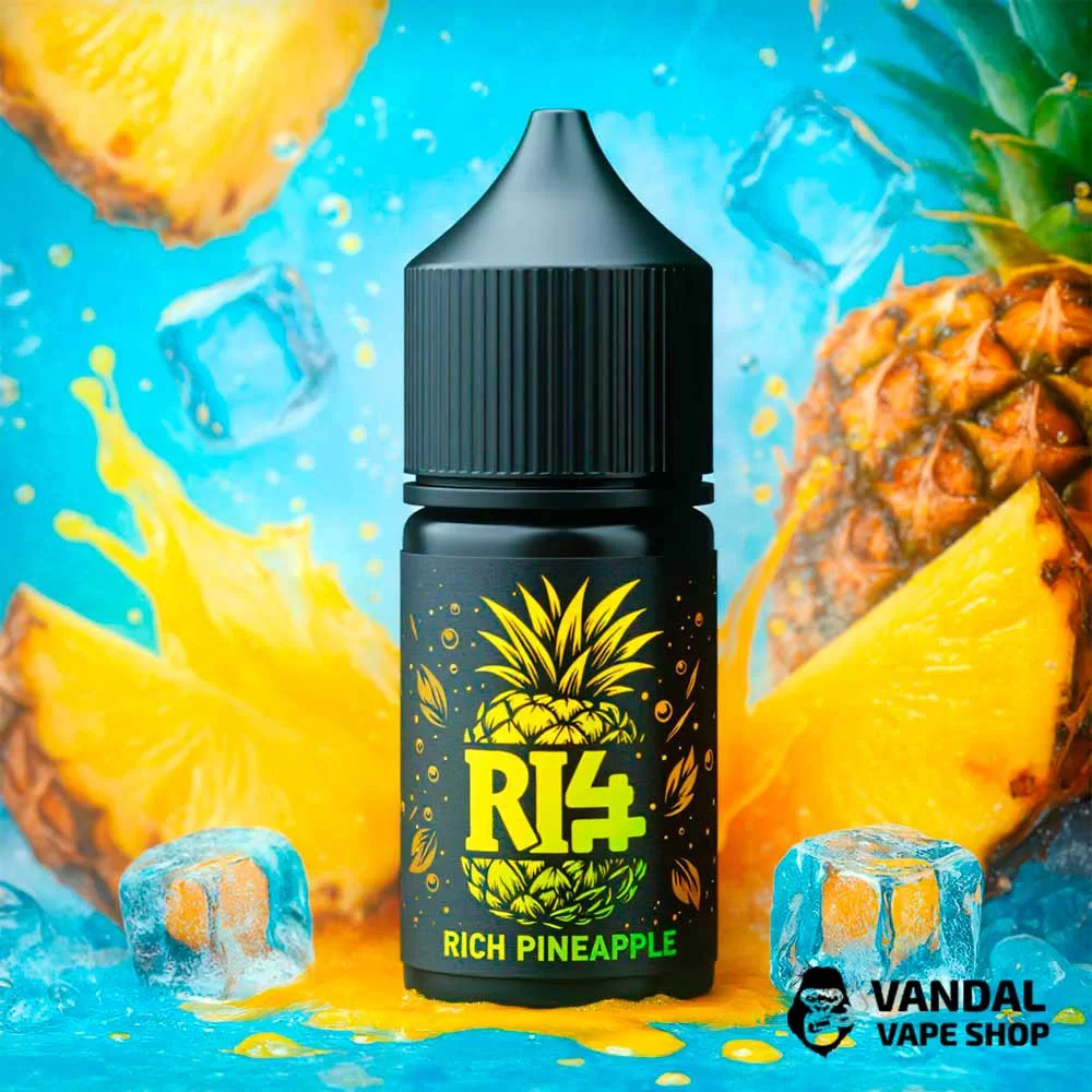 Набор для самозамеса Rich 30 мл 50 мг со вкусом ананаса Набор для самозамеса Rich 30 мл 50 мг со вкусом ананаса