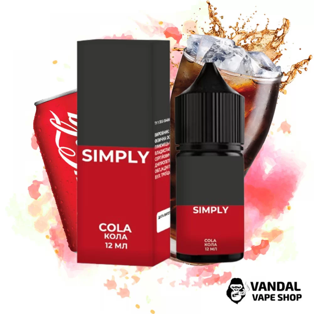 Набор для самозамеса Simply 30 мл 50 мг - классический вкус колы Набор для самозамеса Simply 30 мл 50 мг - классический вкус колы