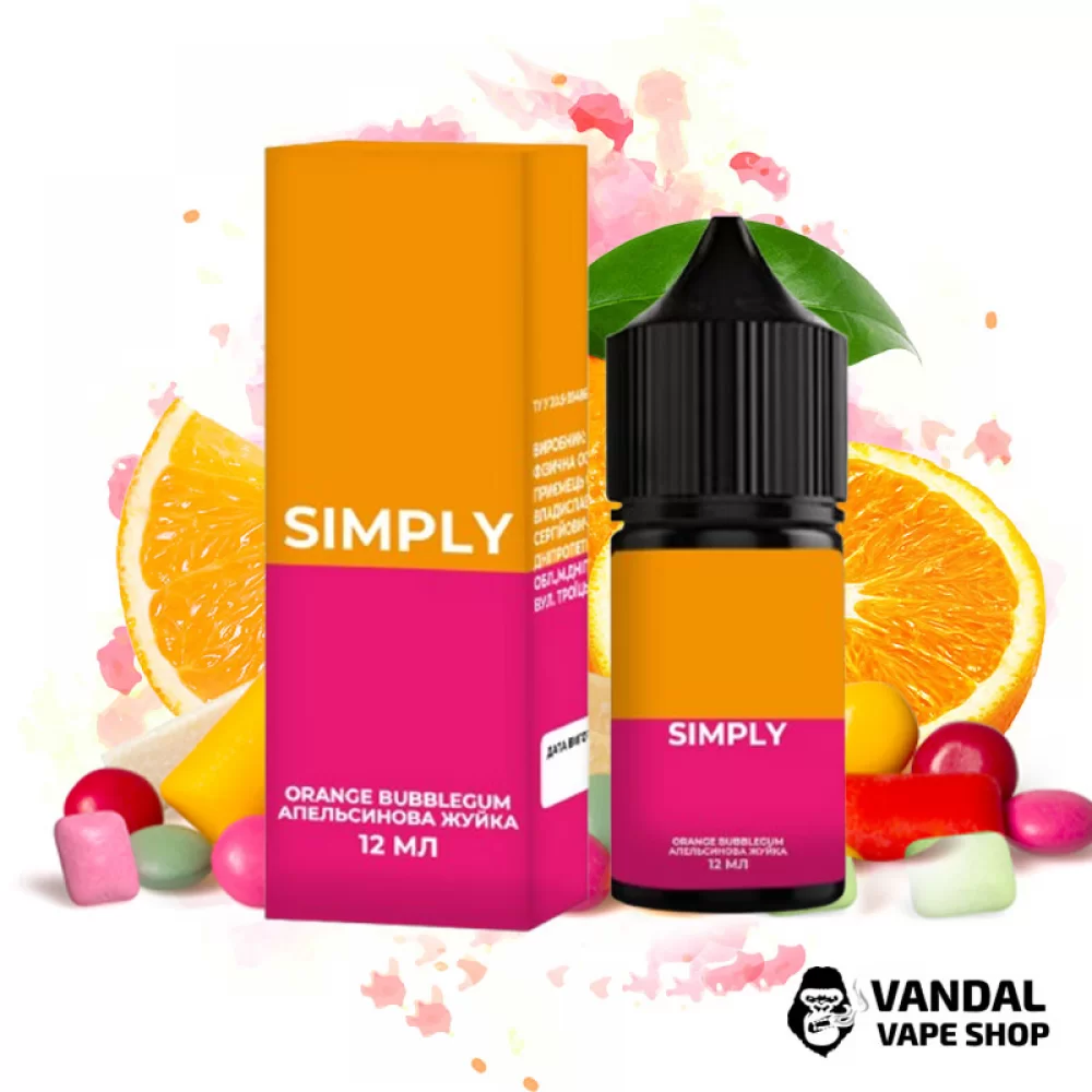 Набір для самозамісу Simply 30 мл 25 мг - зі смаком жуйки з апельсином