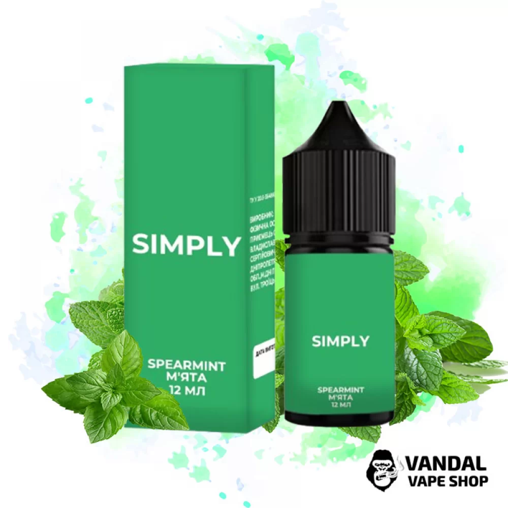 Набор для самозамеса Simply 30 мл 50 мг - со вкусом класической мяти Набор для самозамеса Simply 30 мл 50 мг - со вкусом класической мяти