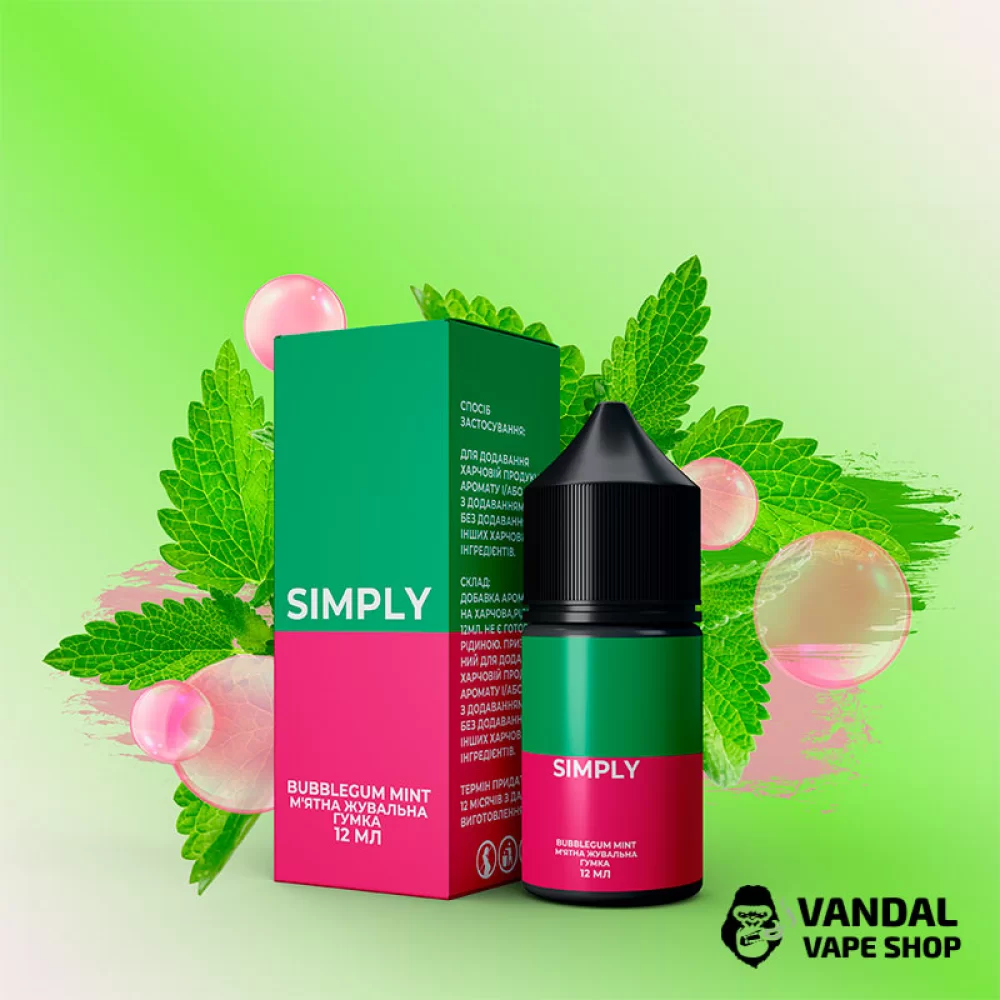 Набор для самозамеса Simply 30 мл 25 мг со вкусом жвачки с мятой