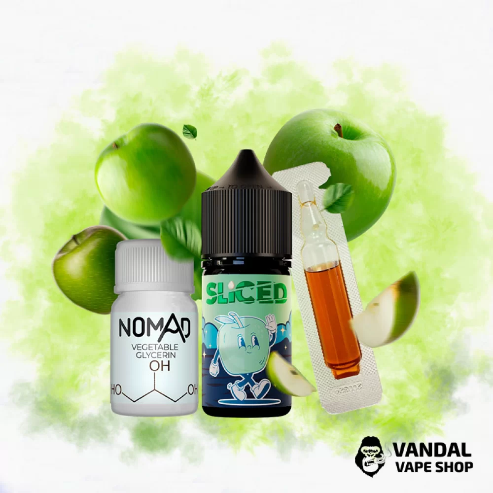 Набір для самозамісу Sliced 30 мл 50 мг зі смаком яблука
