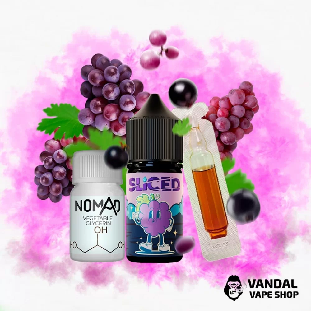 Набір для самозамісу Sliced 30 мл 50 мг зі смаком винограду