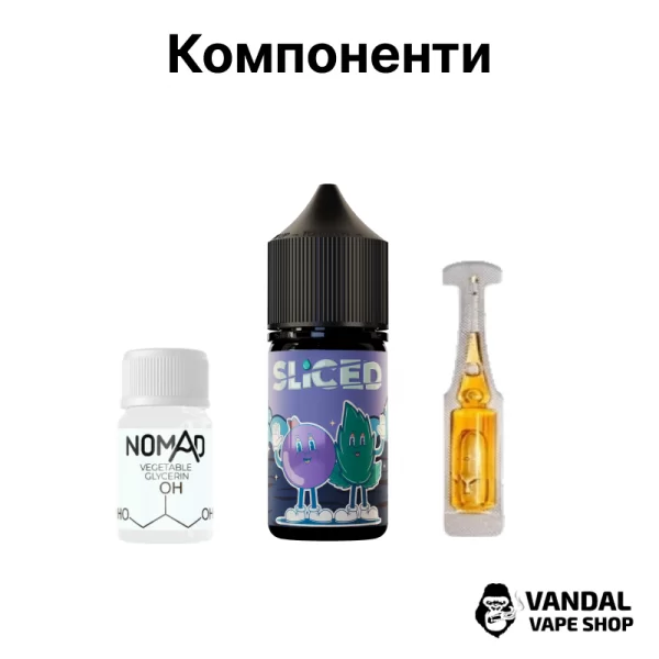 Набір для самозамісу Sliced 30 мл 50 мг зі смаком яблука