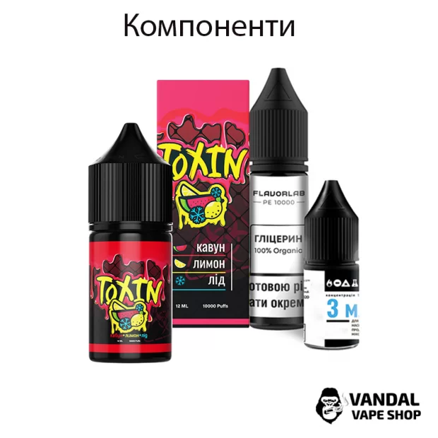 Набір для самозамісу TOXIN 30 мл - зі смаком лимонаду з ківі та льодом