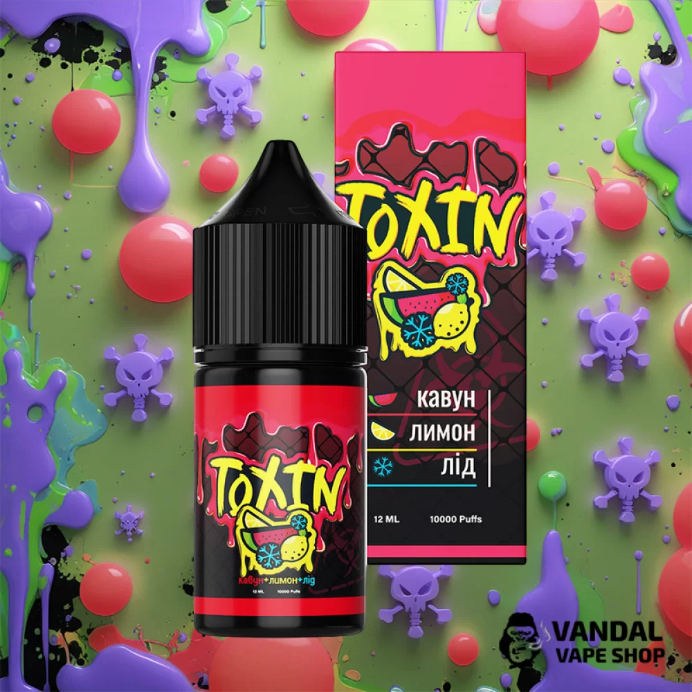 Набір для самозамісу TOXIN 30 мл - зі смаком кавуна, лимону і льоду