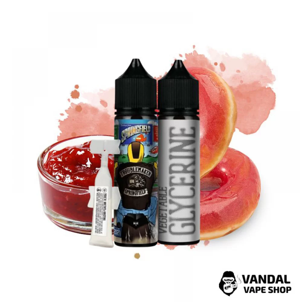 Набор для самозамеса Troublemaker Organic 60 мл 3 мг со вкусом ягодного пончика