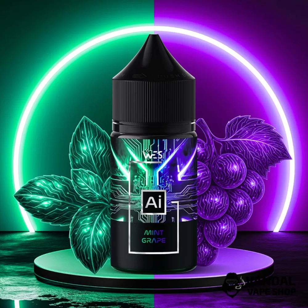 Набор для самозамеса WES Ai 30 мл 65 мг - со вкусом винограда с ментолом