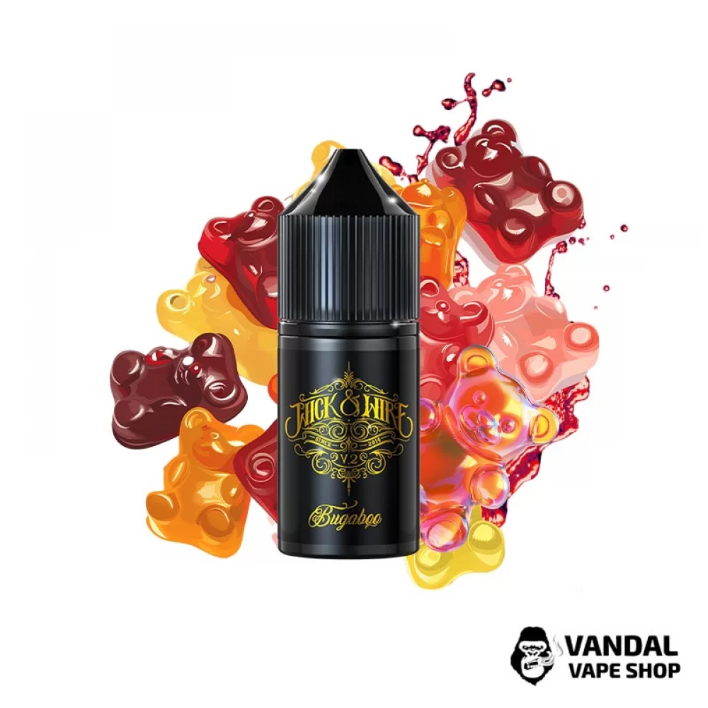 Набір для самозамісу Wick&Wire Salt 30 мл 65 мг зі смаком желейних ведмедиків з пітаєю та нектарином Набір для самозамісу Wick&Wire Salt 30 мл 65 мг зі смаком желейних ведмедиків з пітаєю та нектарином