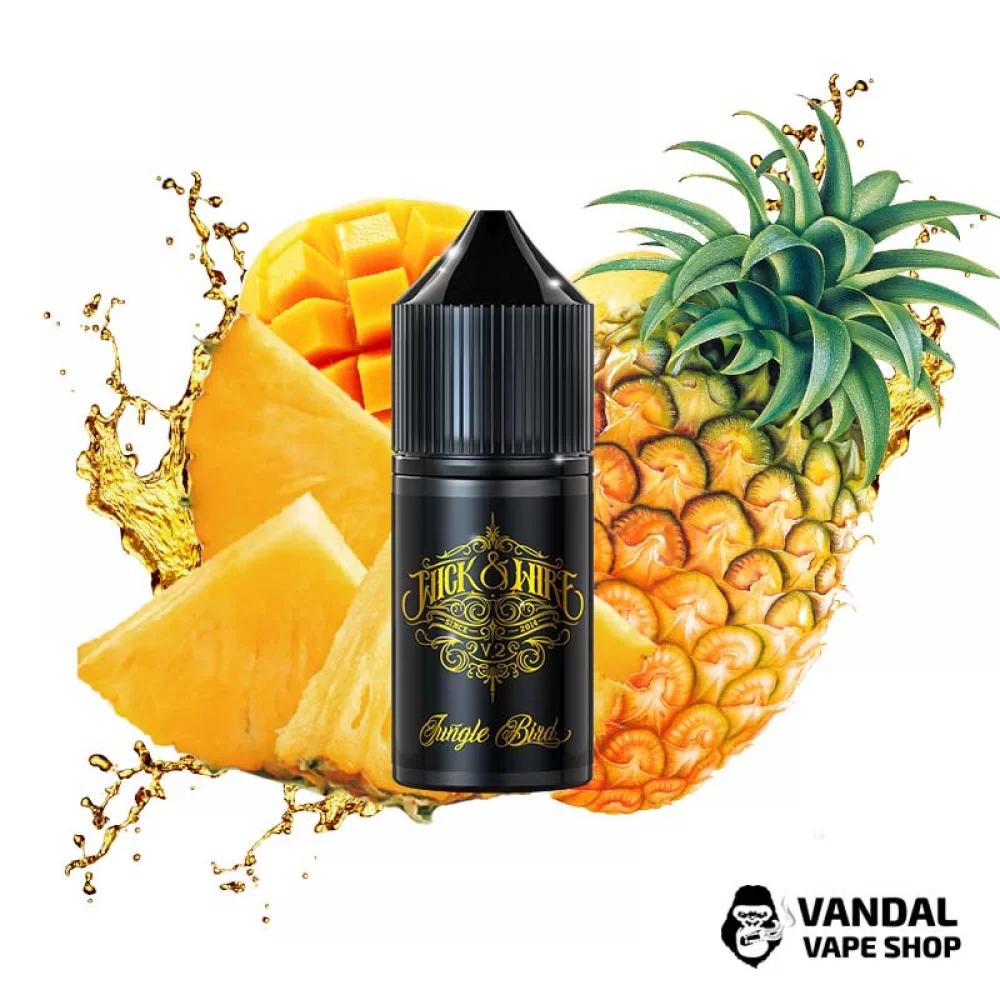 Набор для самозамеса Wick&Wire Salt 30 мл 65 мг со вкусом манго со спелым ананасом