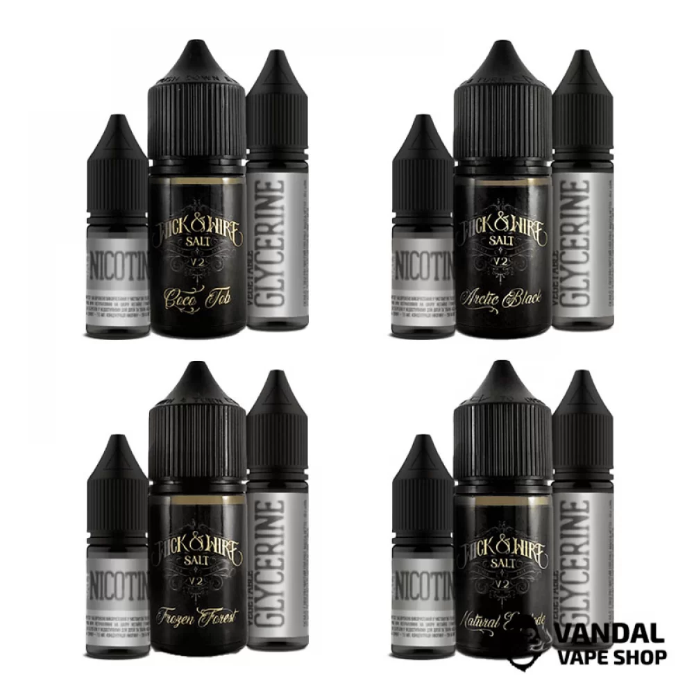 Набор для самозамеса Wick&Wire Salt 30 мл Набор для самозамеса Wick&Wire Salt 30 мл