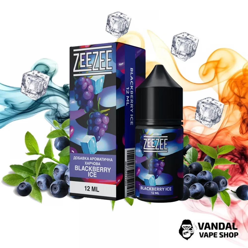 Набор для самозамеса ZeeZee - со вкусом ежевики с льдом Набор для самозамеса ZeeZee - со вкусом ежевики с льдом