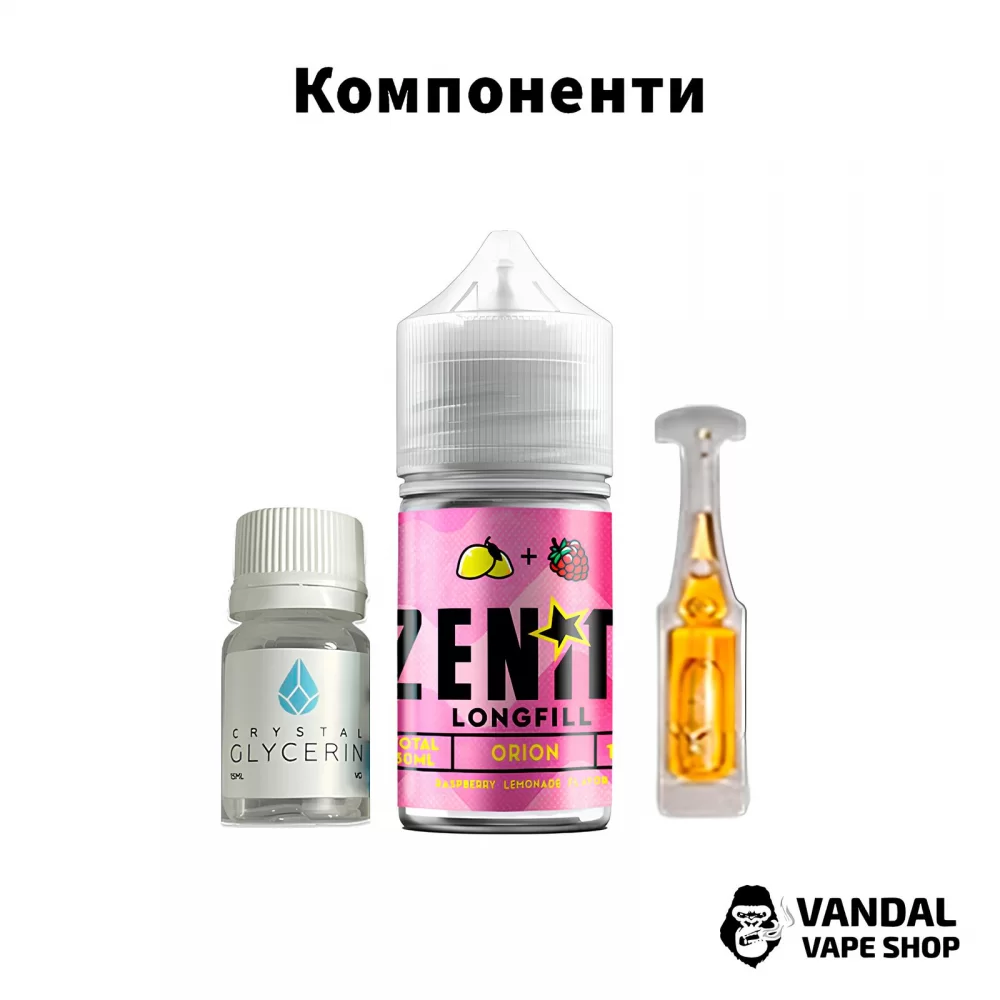 Набор для самозамеса Zenith 30 мл 50 мг – со вкусом персика, манго и ментола