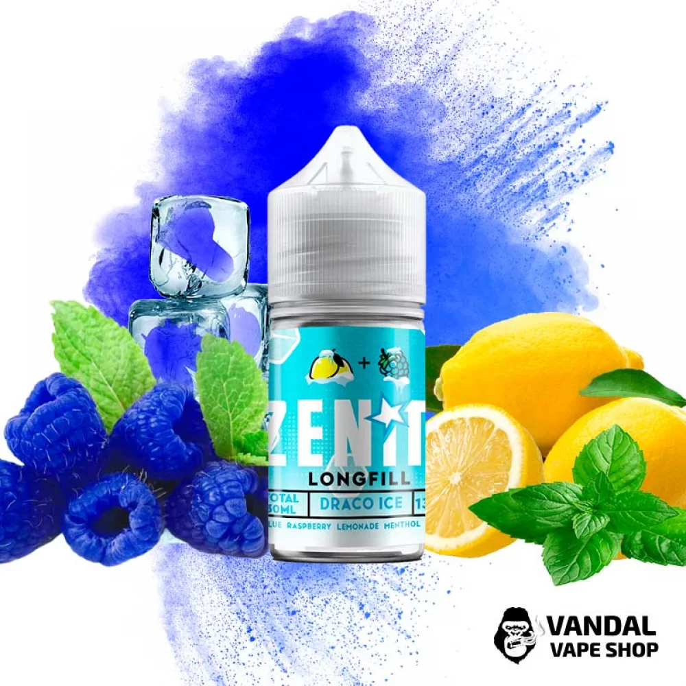 Набор для самозамеса Zenith 30 мл 50 мг – со вкусом голубой малины и ментола Набор для самозамеса Zenith 30 мл 50 мг – со вкусом голубой малины и ментола