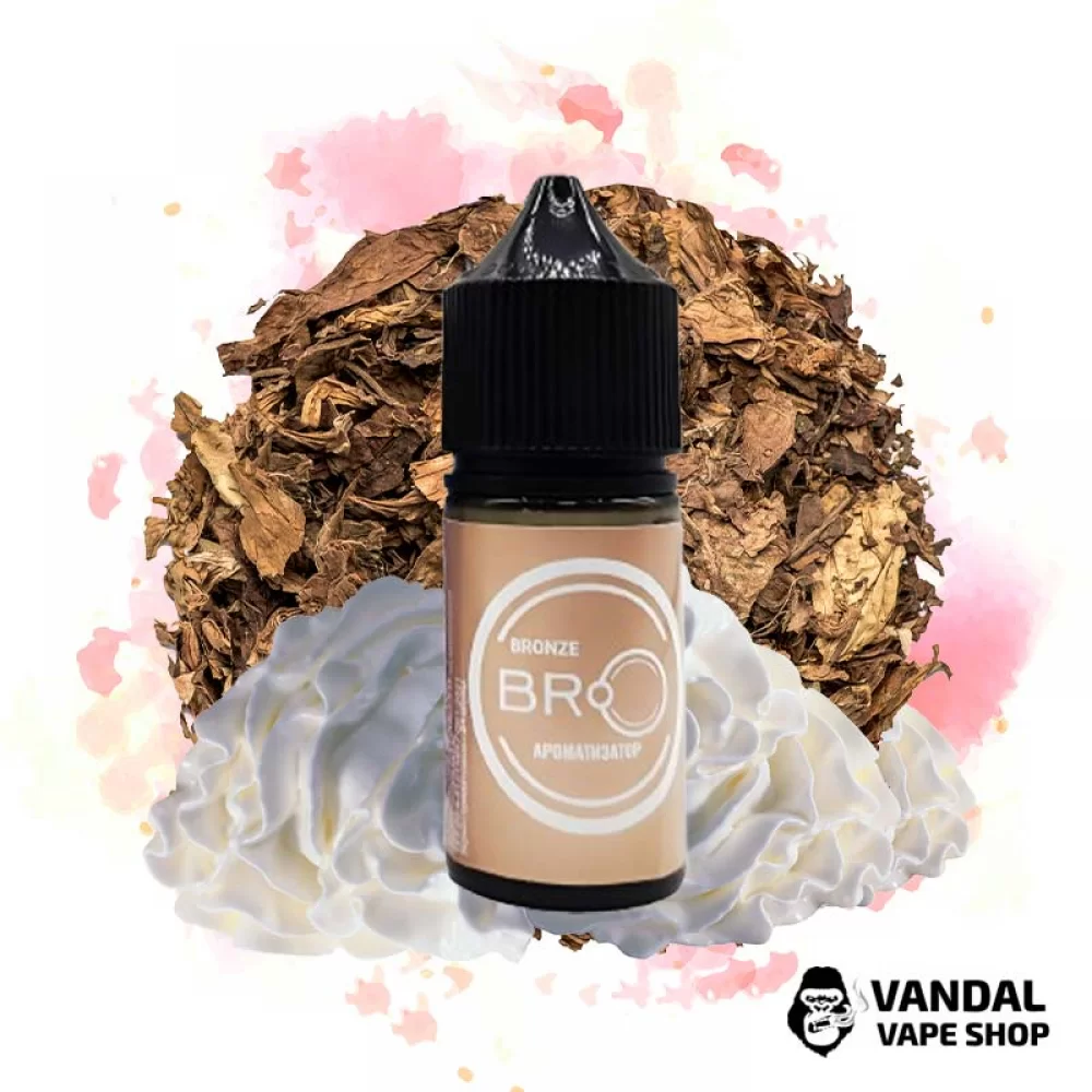 Набор для самозамеса Bro Salt 30 мл 65 мг со вкусом табака и крема