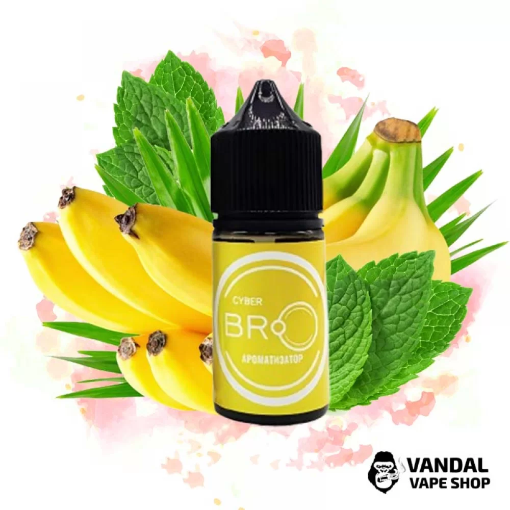 Набор для самозамеса Bro Salt 30 мл 25 мг со вкусом банана и мяты Набор для самозамеса Bro Salt 30 мл 25 мг со вкусом банана и мяты