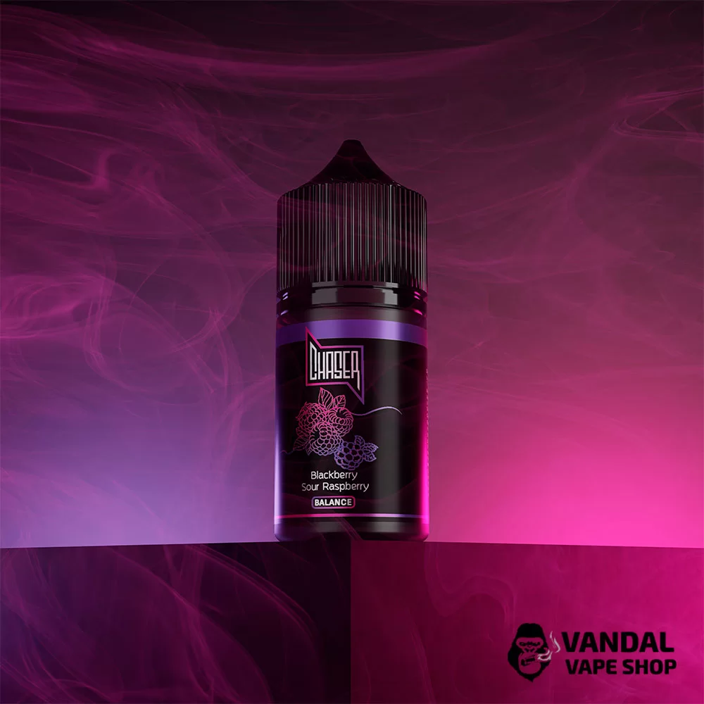 Набор для самозамеса Chaser Black 30 мл 50 мг со вкусом черники и кислой малины Набор для самозамеса Chaser Black 30 мл 50 мг со вкусом черники и кислой малины