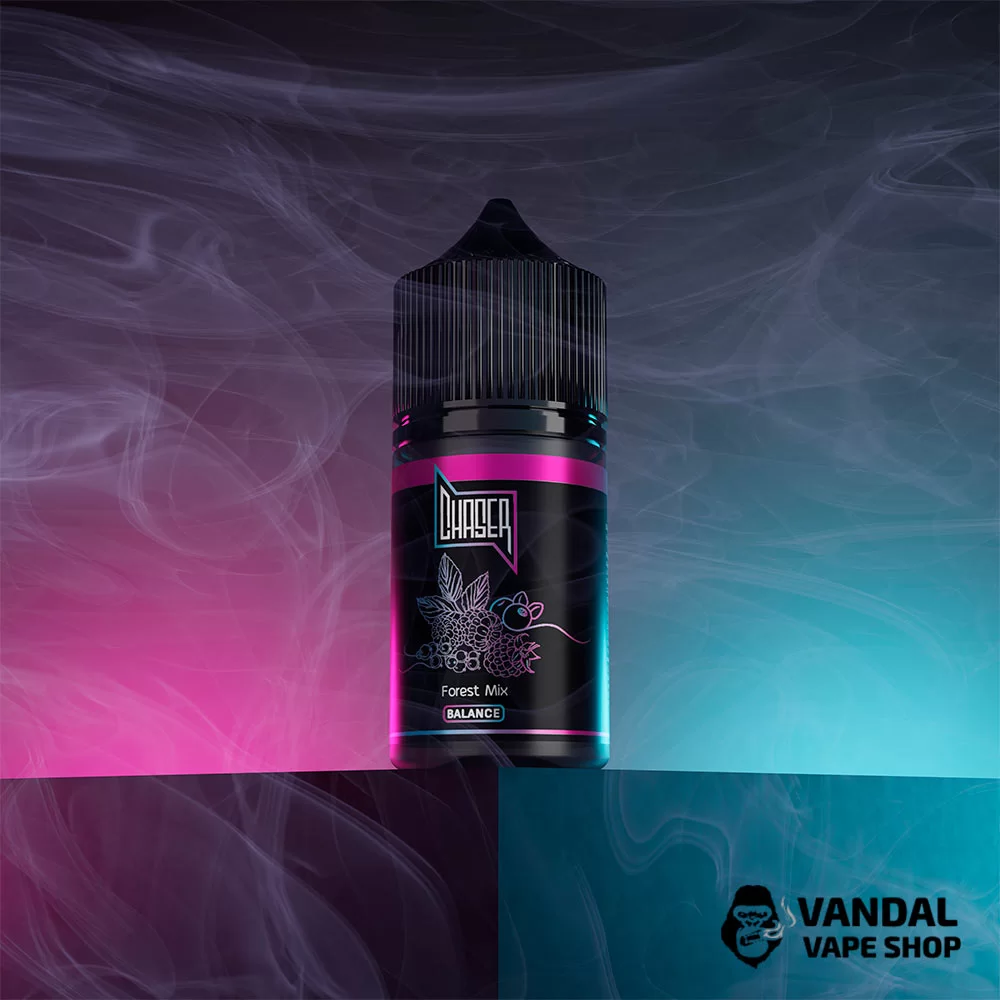 Набор для самозамеса Chaser Black 30 мл 50 мг со вкусом черники, малины и смородины Набор для самозамеса Chaser Black 30 мл 50 мг со вкусом черники, малины и смородины