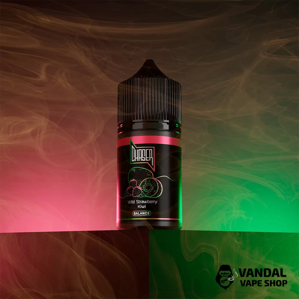 Набор для самозамеса Chaser Black 30 мл 50 мг со вкусом киви и земляника Набор для самозамеса Chaser Black 30 мл 50 мг со вкусом киви и земляника