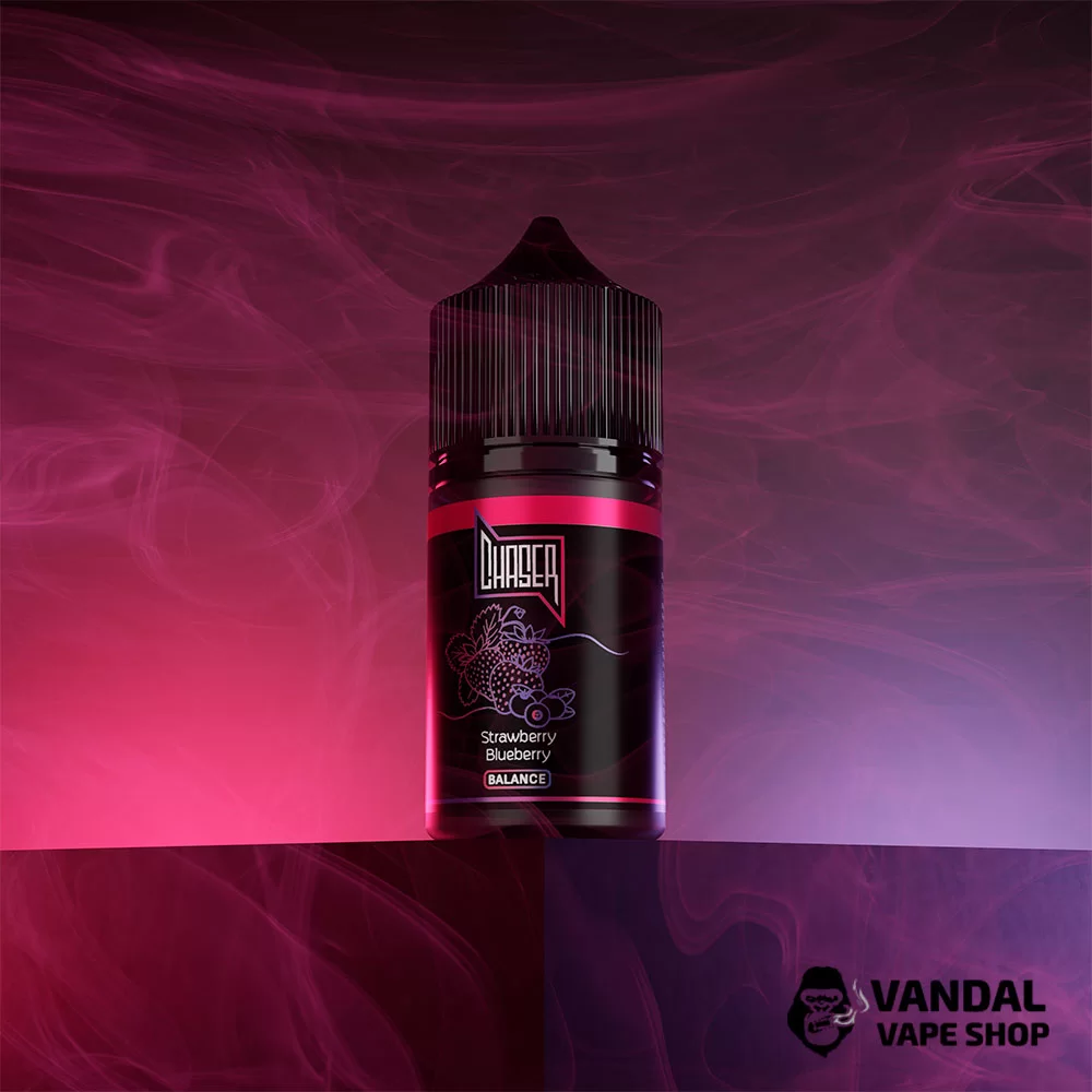 Набор для самозамеса Chaser Black 30 мл 65 мг со вкусом клубники и черники Набор для самозамеса Chaser Black 30 мл 65 мг со вкусом клубники и черники