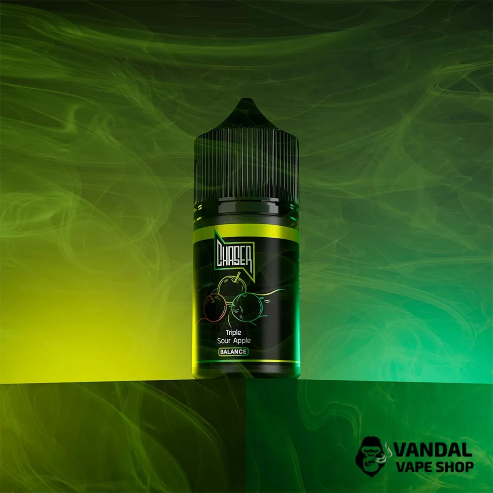 Набор для самозамеса Chaser Black 30 мл 50 мг со вкусом трех сортов кислых яблок