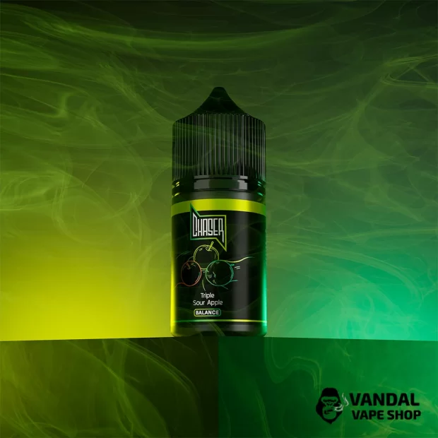 Набор для самозамеса Chaser Black 30 мл 50 мг со вкусом трех сортов кислых яблок