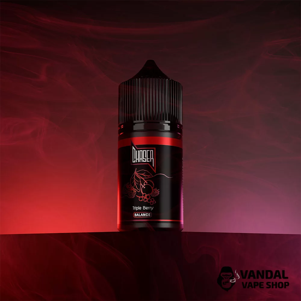 Набор для самозамеса Chaser Black 30 мл 65 мг со вкусом малины, вишни и смородины Набор для самозамеса Chaser Black 30 мл 65 мг со вкусом малины, вишни и смородины