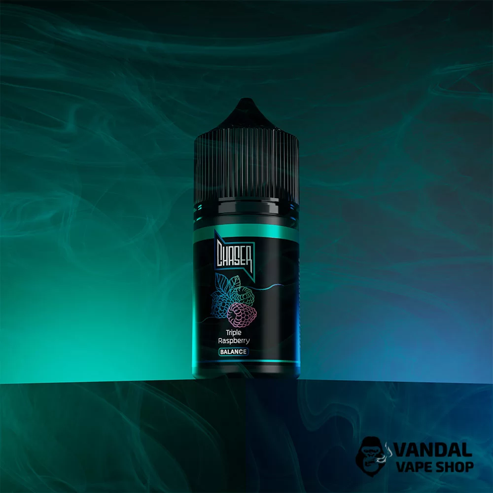 Набір для самозамісу Chaser Black 30 мл 50 мг зі смаком трьох сортів малини Набір для самозамісу Chaser Black 30 мл 50 мг зі смаком трьох сортів малини