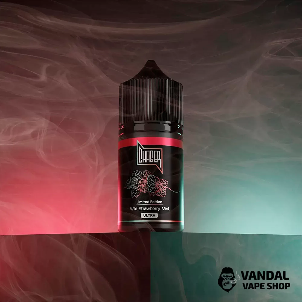 Набор для самозамеса Chaser Black 30 мл 50 мг со вкусом земляники с ментолом Набор для самозамеса Chaser Black 30 мл 50 мг со вкусом земляники с ментолом
