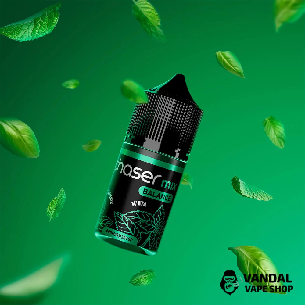 Набор для самозамеса Chaser Mix 30 мл 50 мг со вкусом мяты и базилика Набор для самозамеса Chaser Mix 30 мл 50 мг со вкусом мяты и базилика