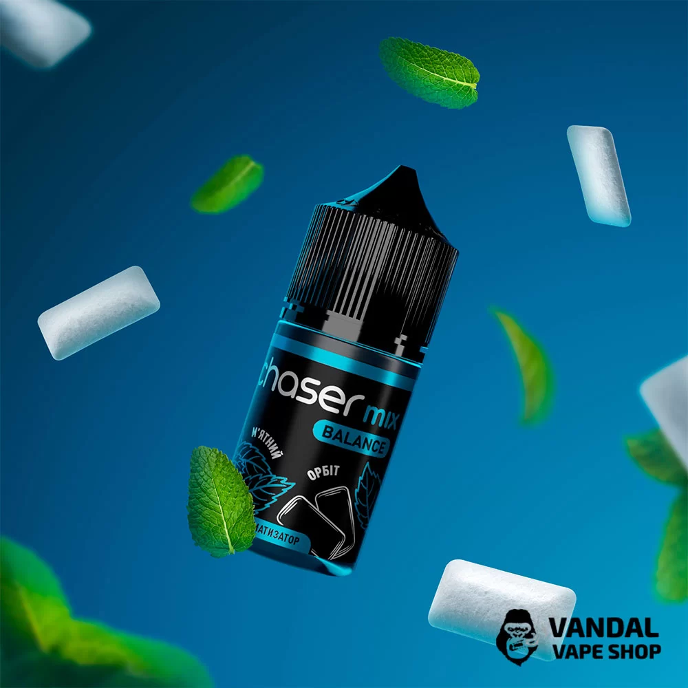 Набор для самозамеса Chaser Mix 30 мл 50 мг со вкусом мятной жвачки Набор для самозамеса Chaser Mix 30 мл 50 мг со вкусом мятной жвачки